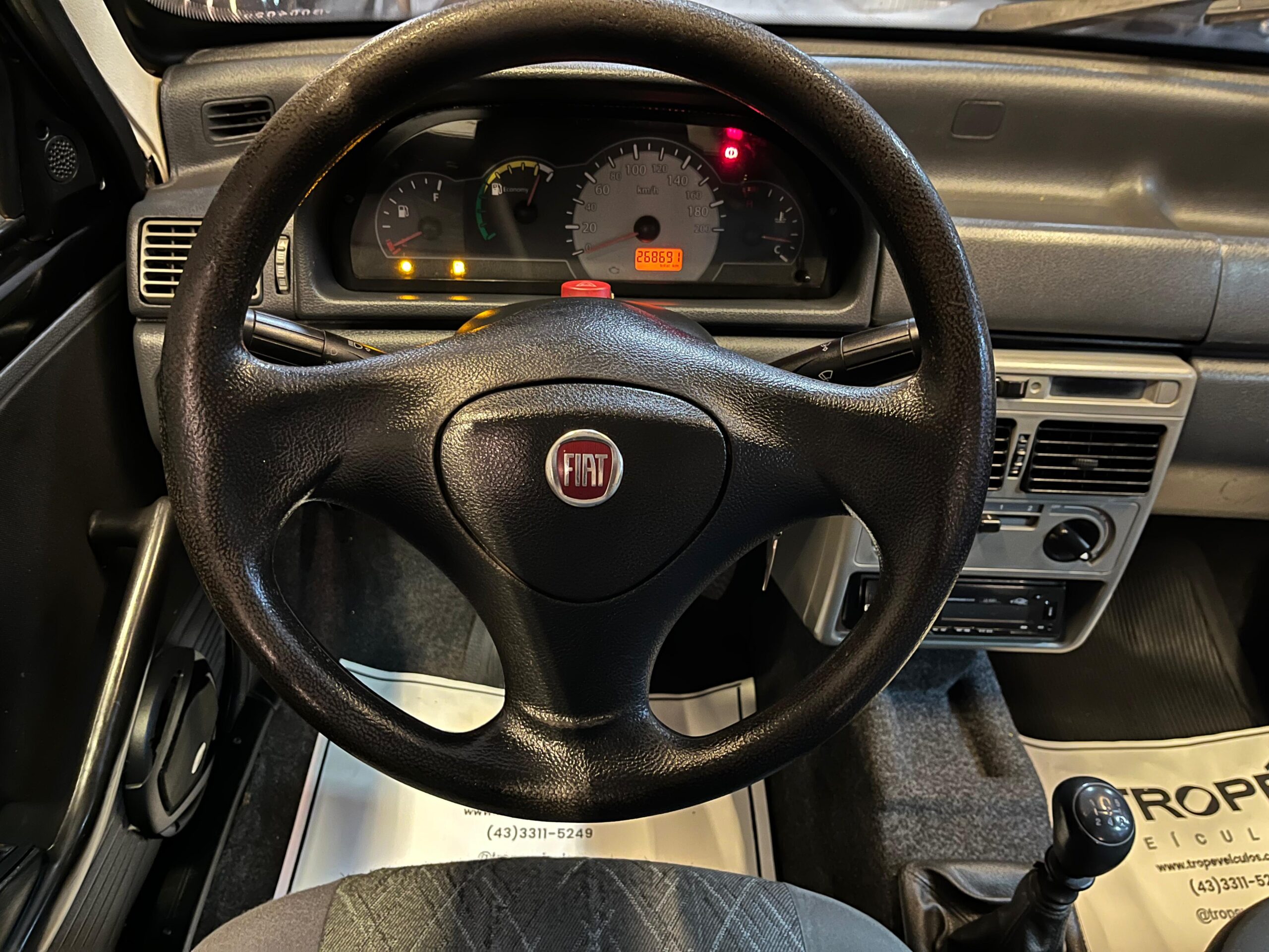 FIAT UNO MILLE ECONOMY FLEX2011-PRETO (9)
