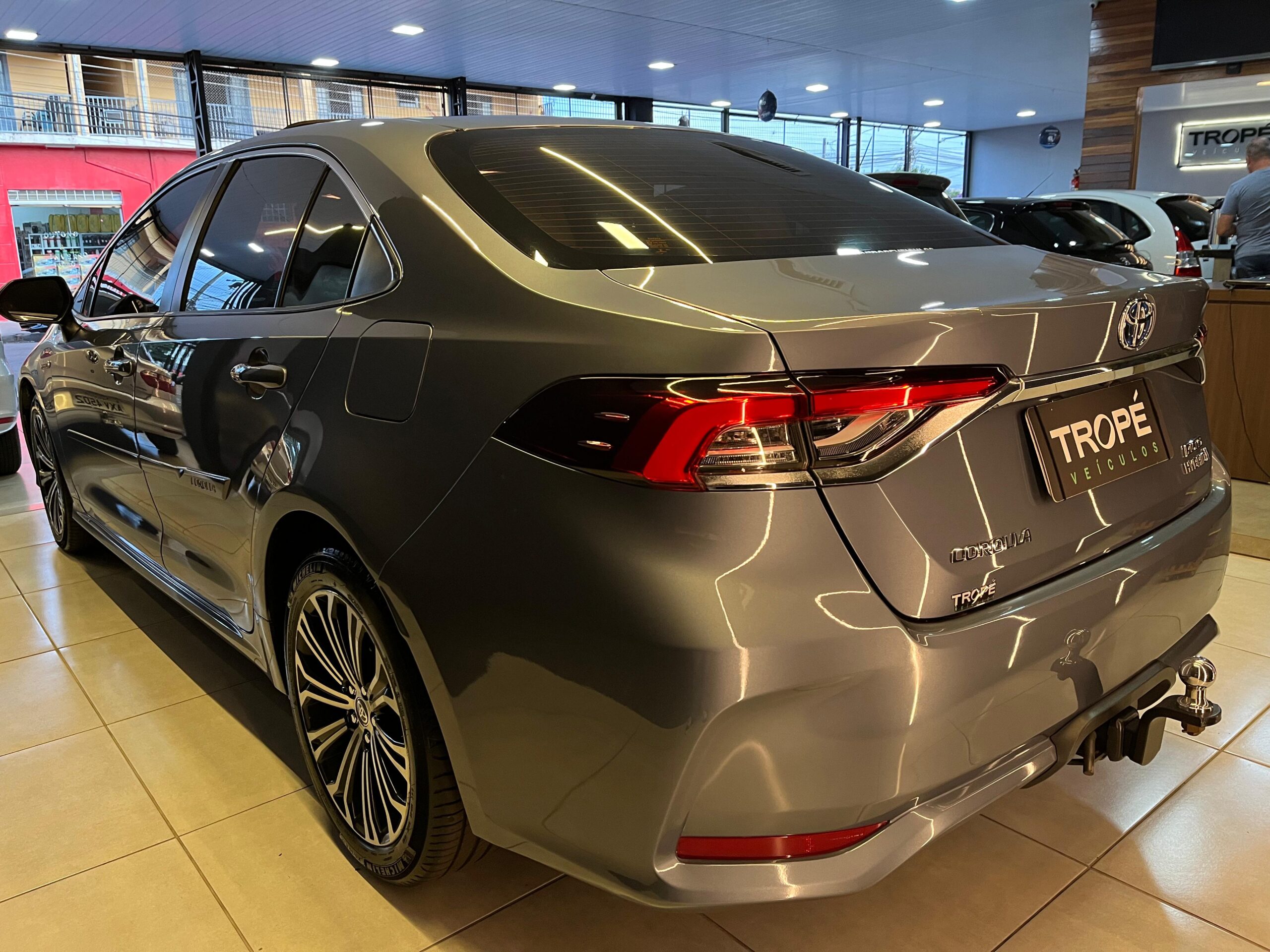 TOYOTA COROLLA APREMIUM FLEX 2021-CINZA(4)