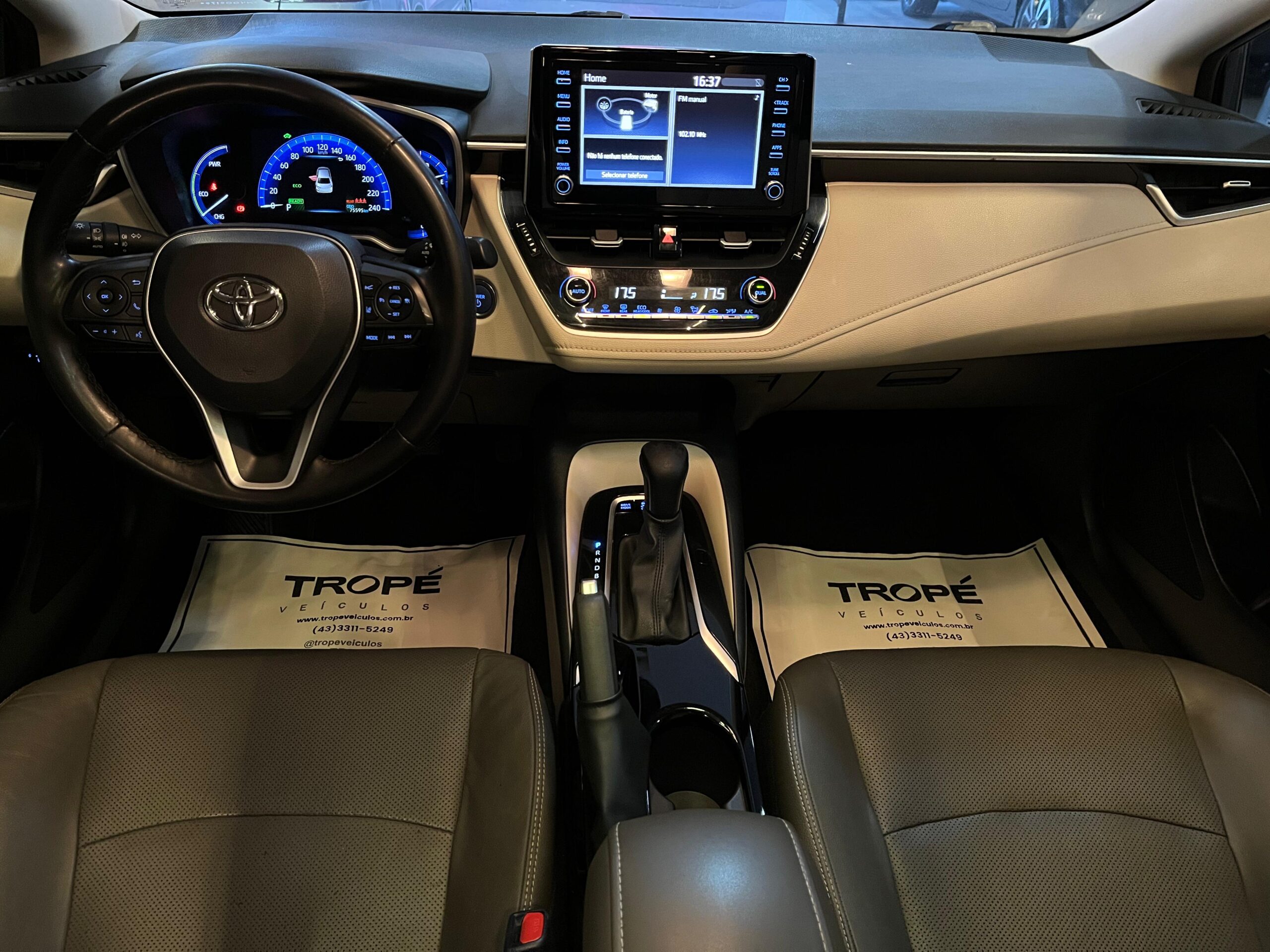 TOYOTA COROLLA APREMIUM FLEX 2021-CINZA(9)