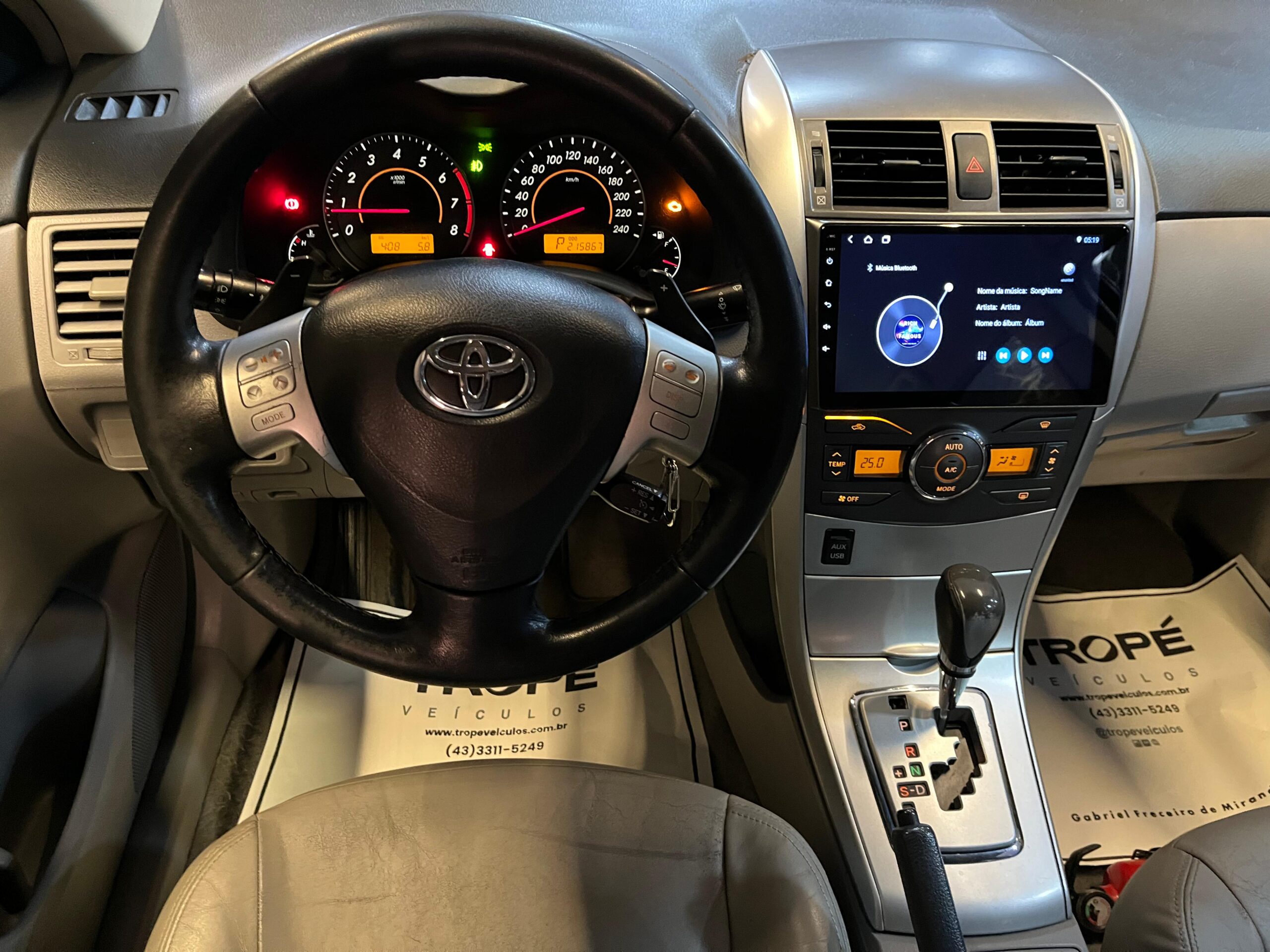 TOYOTA COROLLA XEI 2.0 FLEX 2012-PRETO (9)