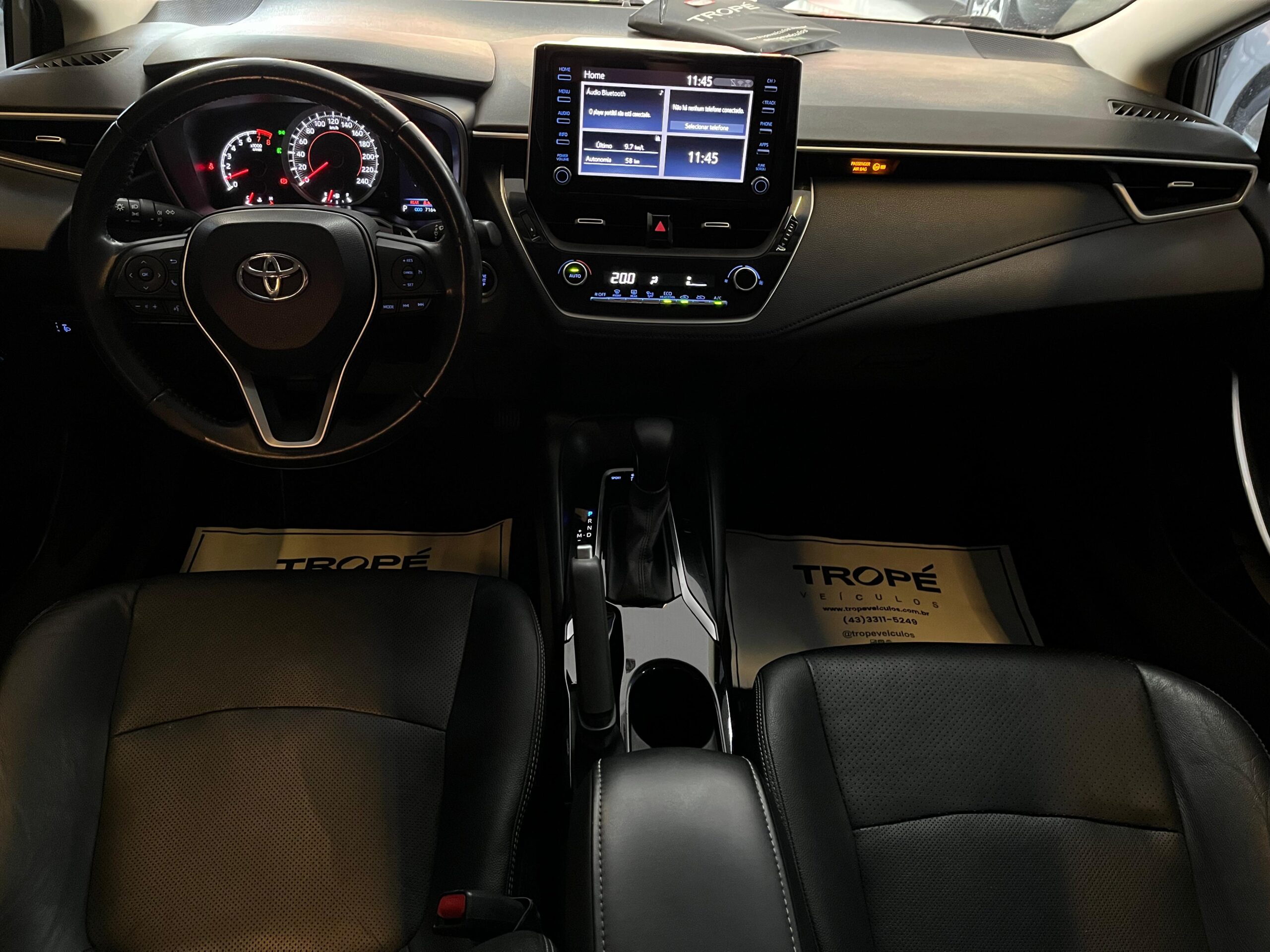 TOYOTA COROLLA XEI 2.0 FLEX 2021-PRATA (8)