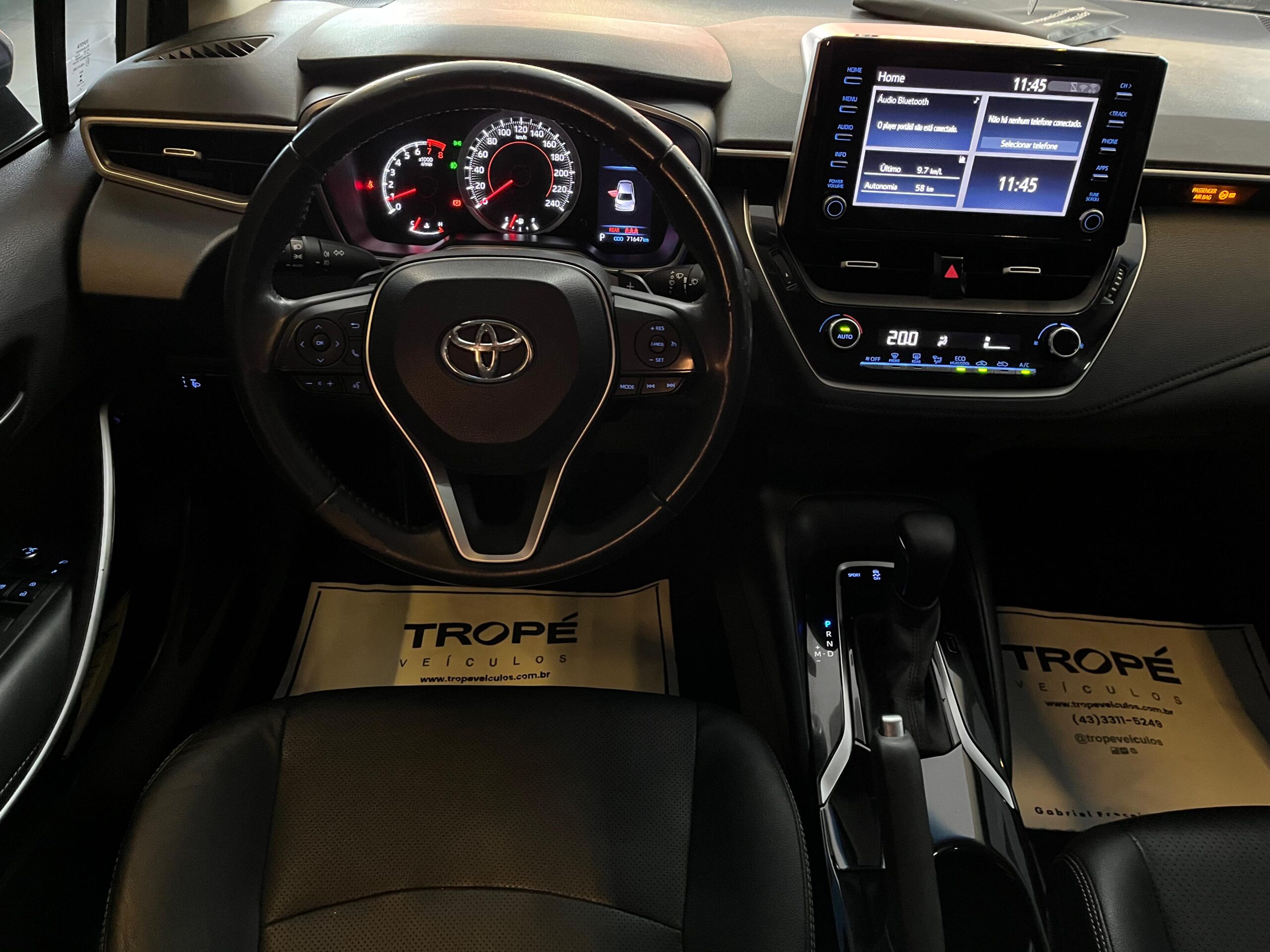 TOYOTA COROLLA XEI 2.0 FLEX 2021-PRATA (9)