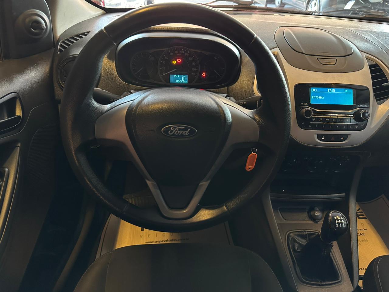 FORD KA 1.5 SE 2019-PRETO (9)