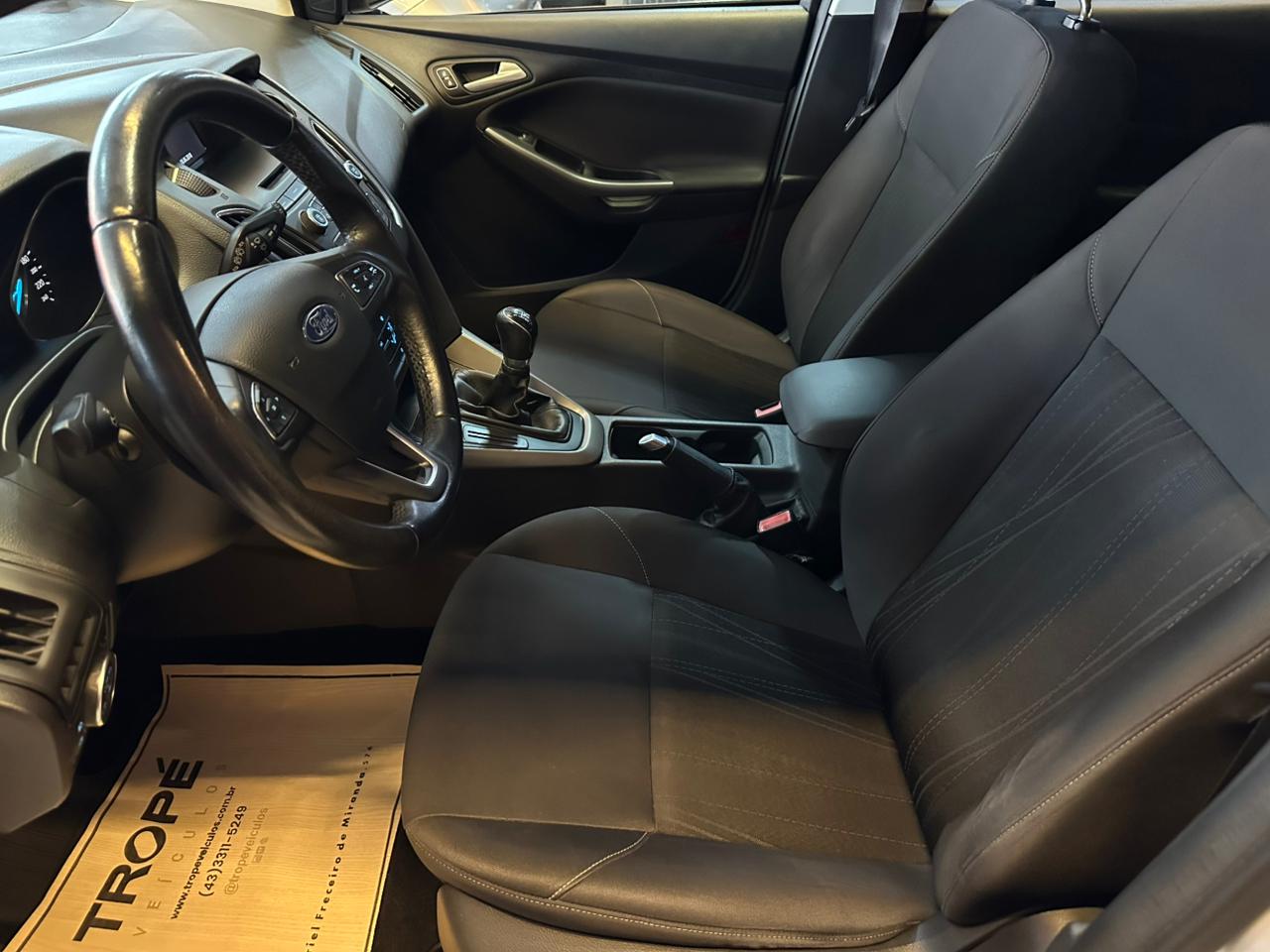 FORD FOCUS SE 1.6 HC FLEX 2019-BRANCO (9)