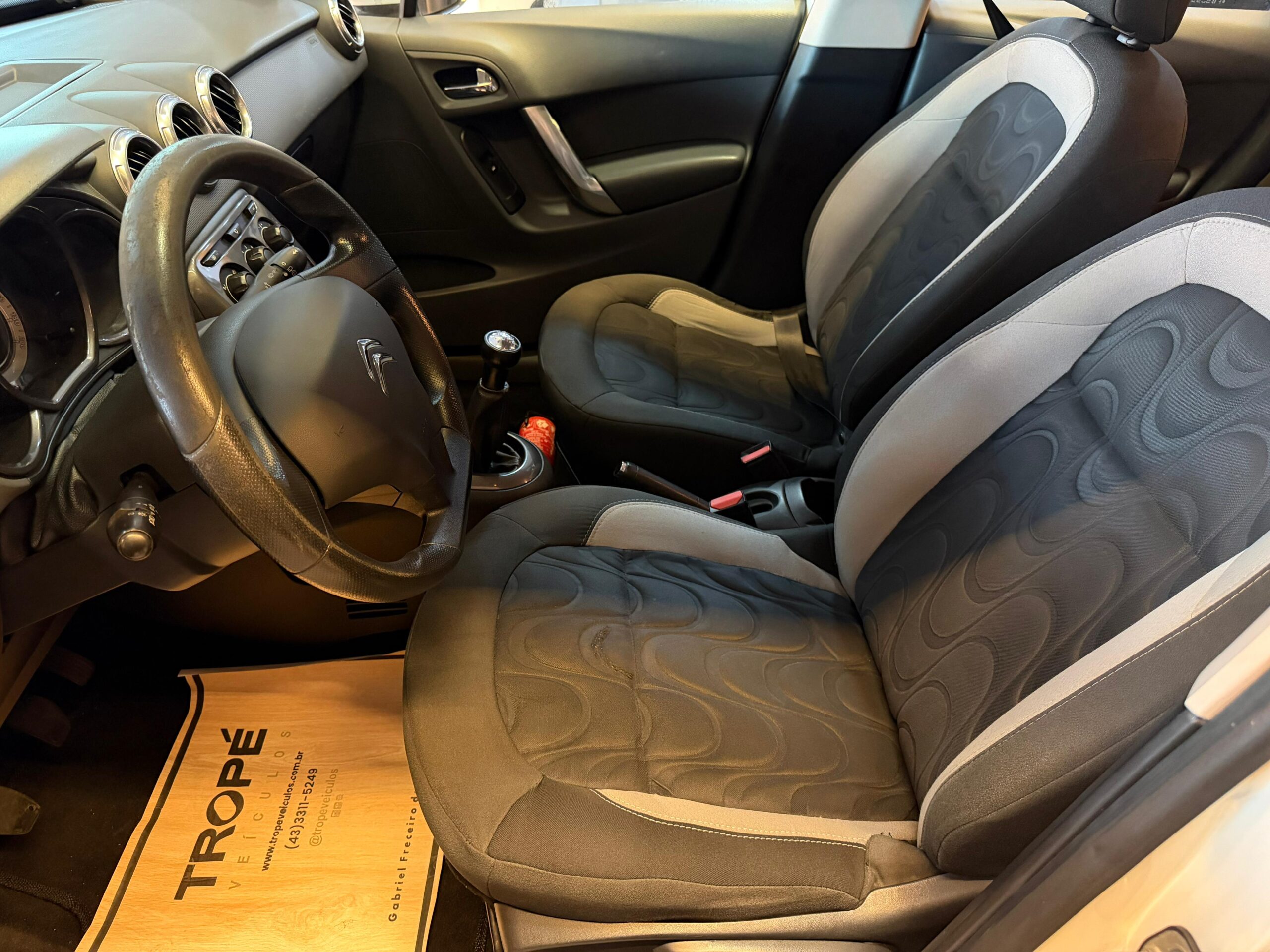 CITROEN C3 1.5 TENDANCE 8V FLEX 4P MANUAL FLEX 2015-BRANCO (8)