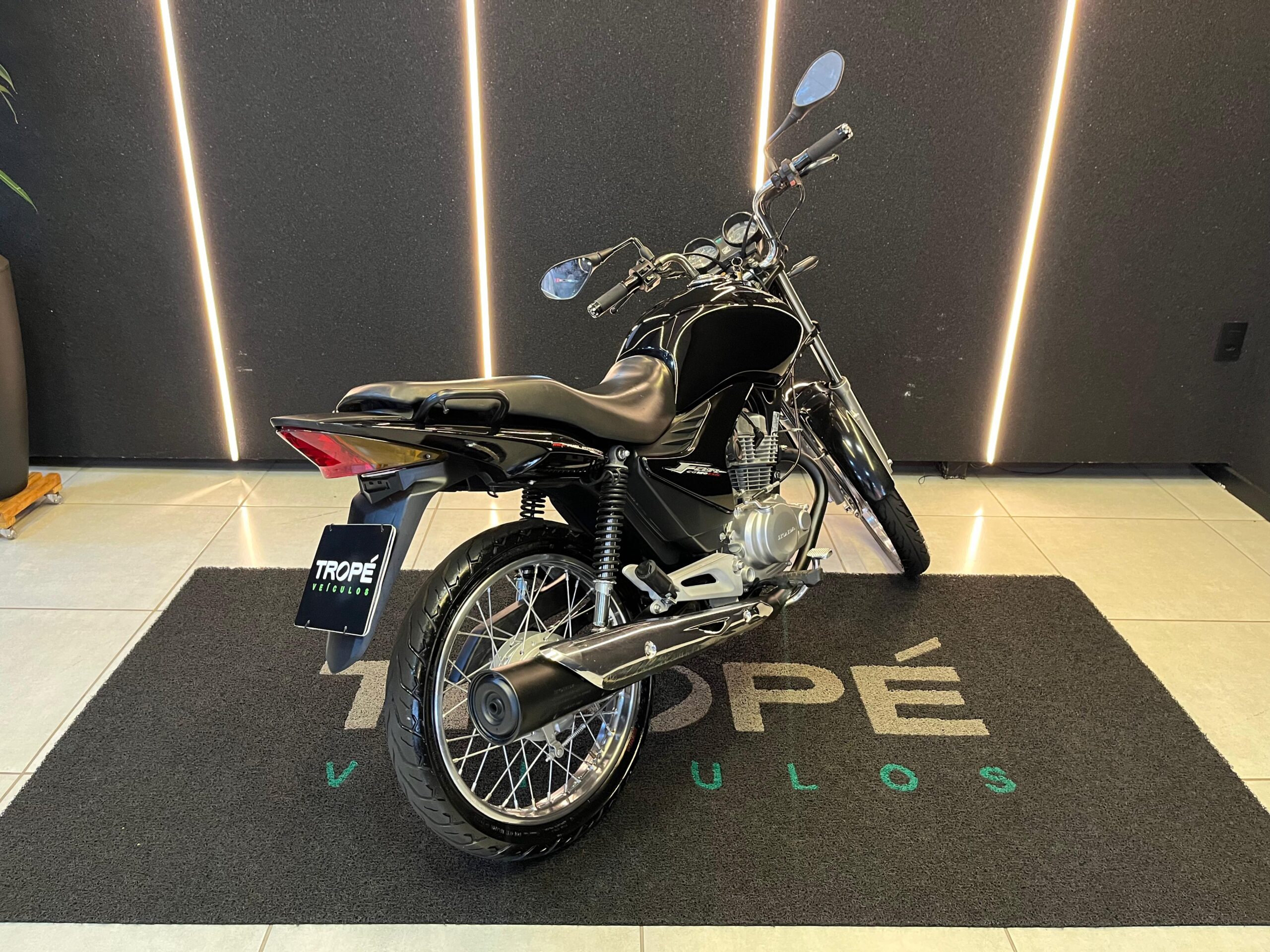 HONDA CG150 FAN ESDI FLEX 2011-PRETO (10)