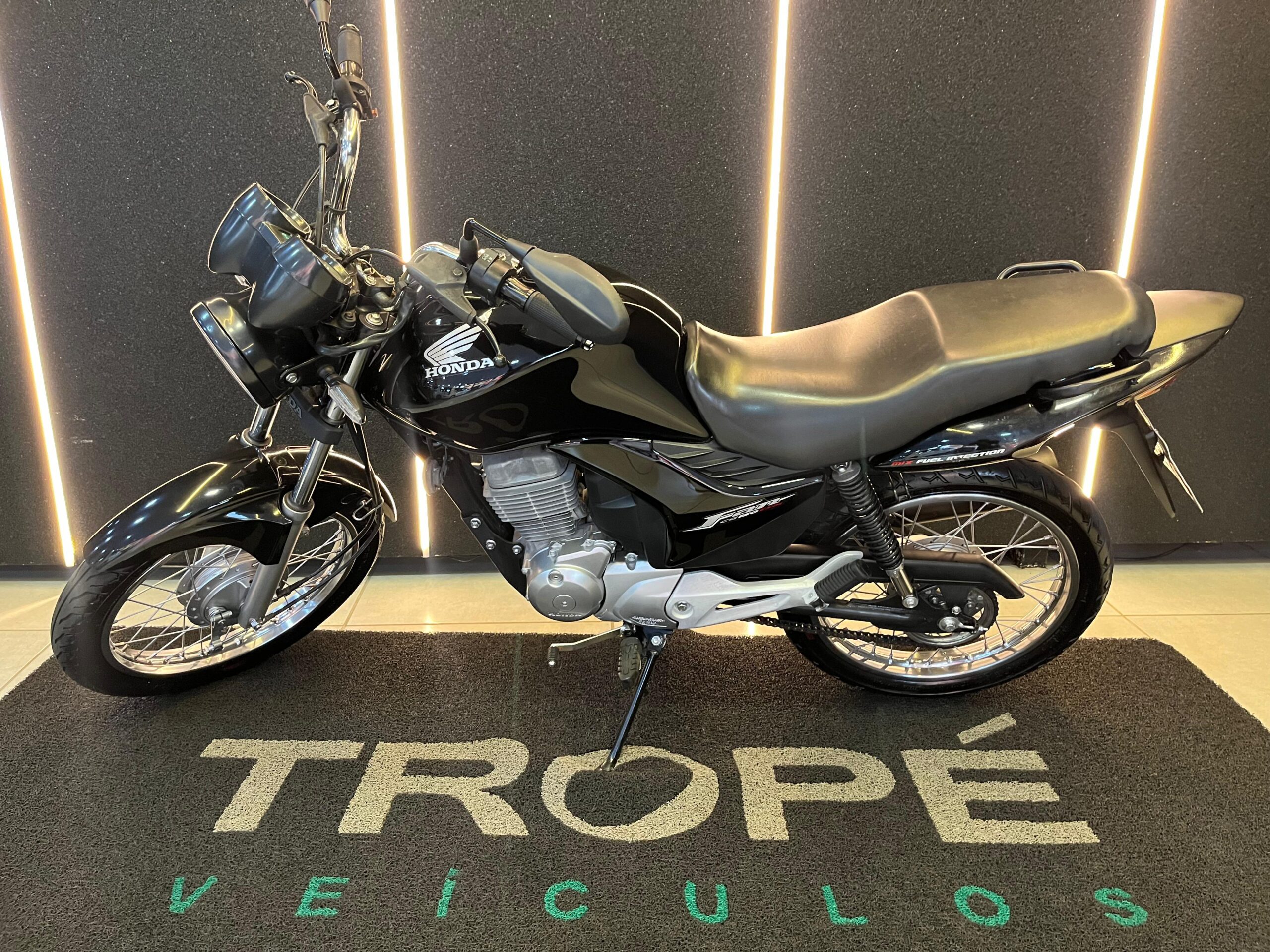 HONDA CG150 FAN ESDI FLEX 2011-PRETO (5)