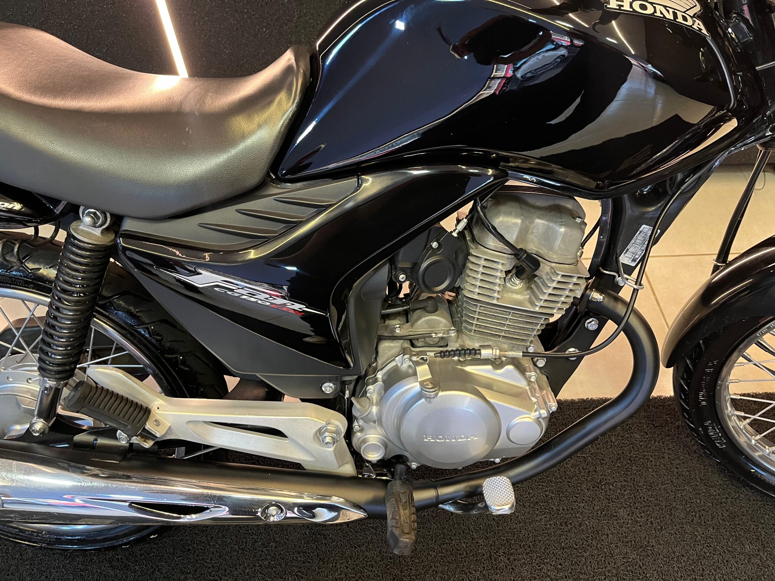 HONDA CG150 FAN ESDI FLEX 2011-PRETO (9)