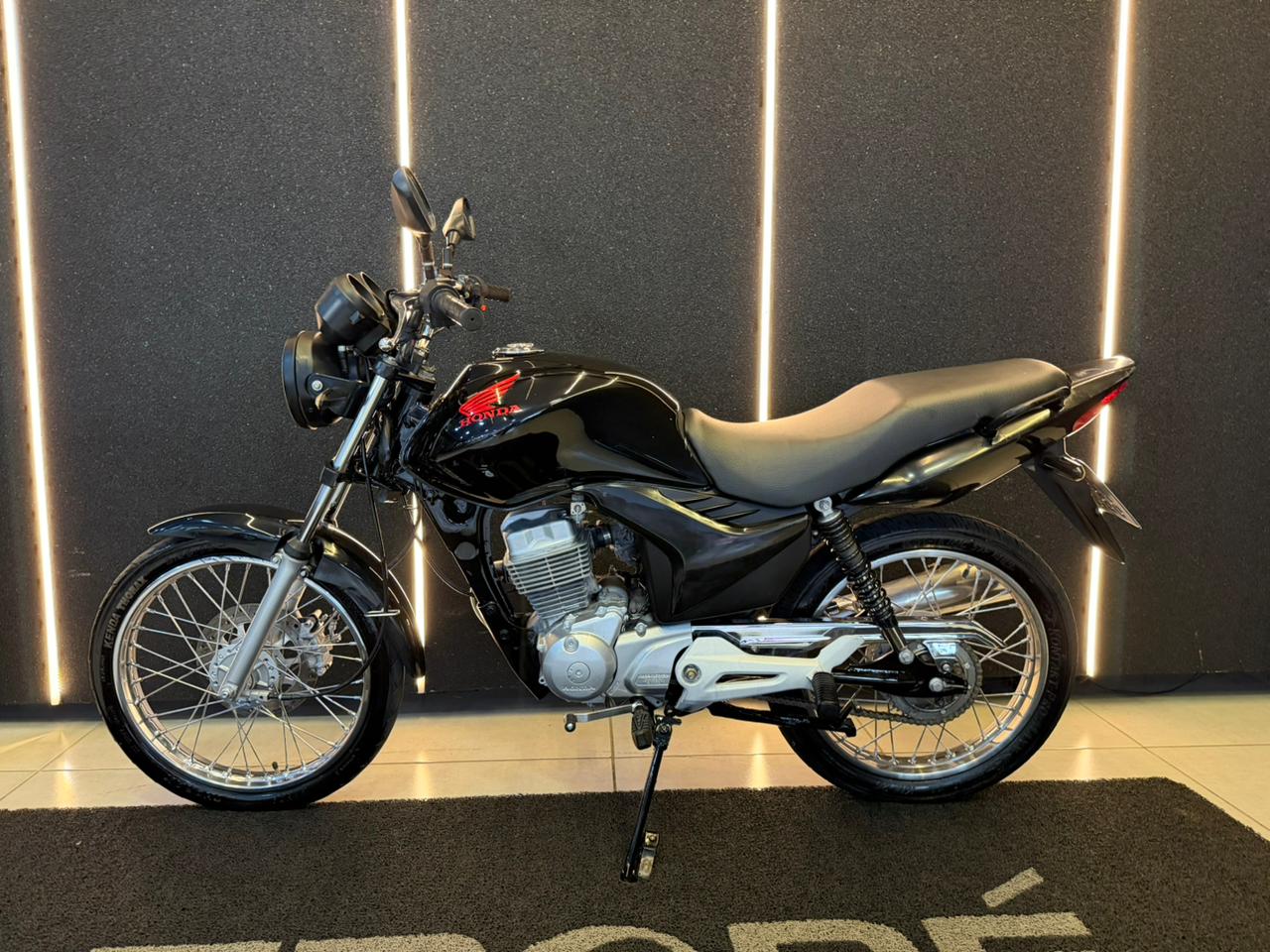 HONDA CG 125 FAN ES GASOLINA 2012-PRETO (4)