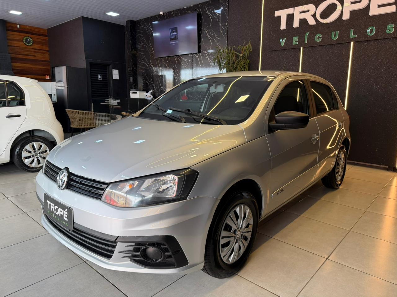 VOLKSWAGEN NOVO GOL TL MBV FLEX 2017-PRATA (10)