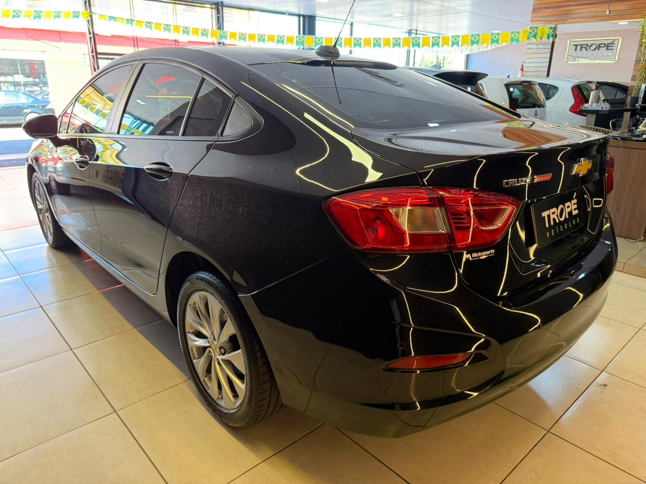 CHEVROLET CHEV CRUZE LT NB AT FLEX 2019-PRETO (8)