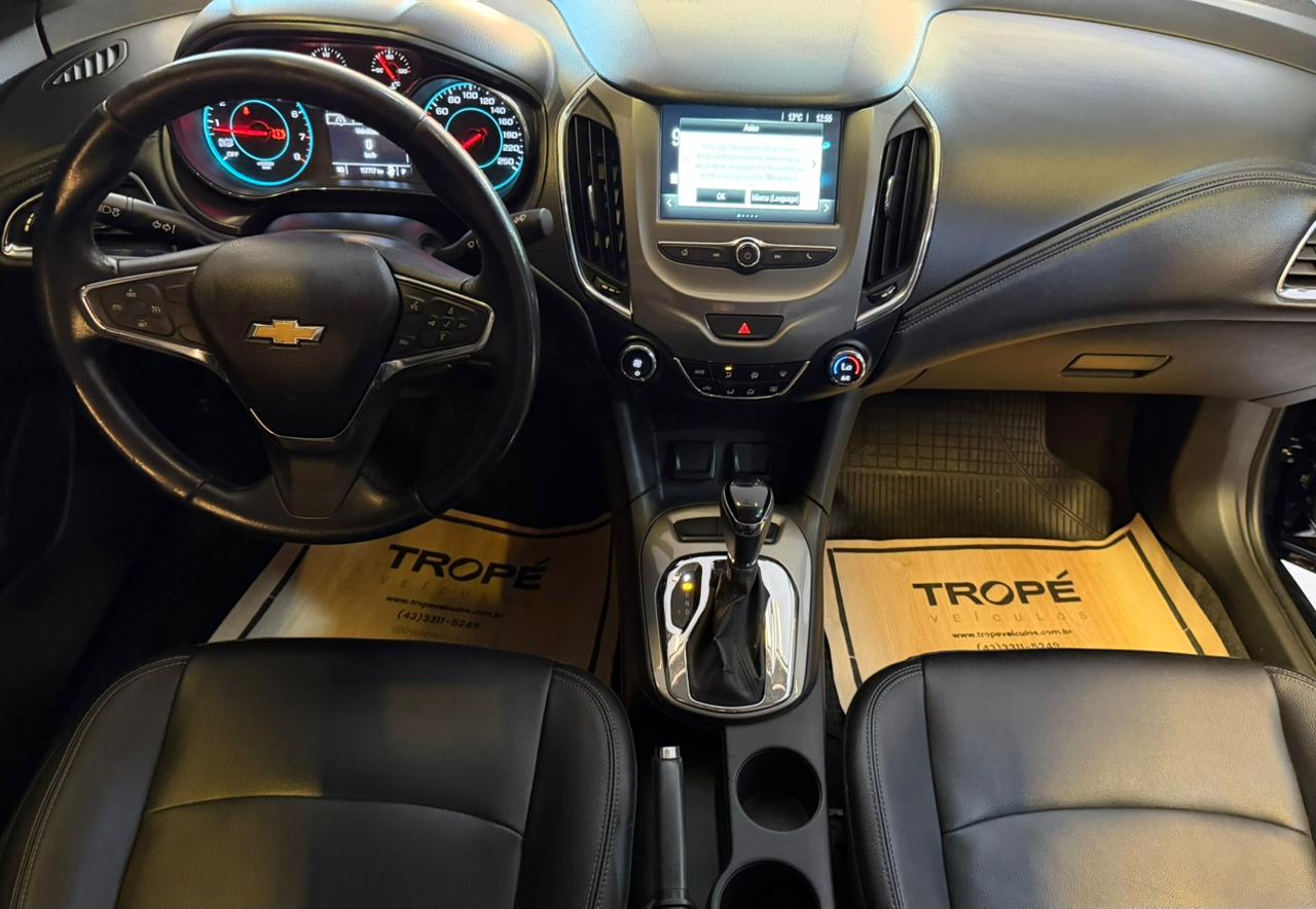 CHEVROLET CHEV CRUZE LT NB AT FLEX 2019-PRETO (9)