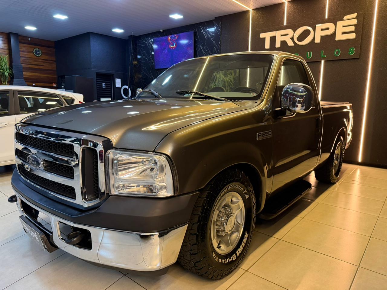 FORD F250 XLT L CS DIESEL MWM SPRINT 6CC 4.2 TURBO 2001-CINZA (2)
