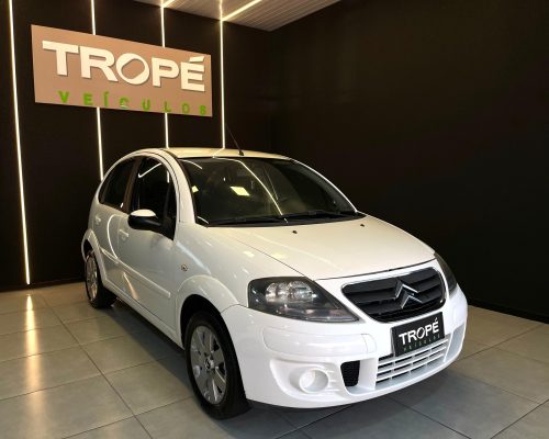 CITROEN C3 GLX 1.4 FLEX 2012-BRANCO (1)